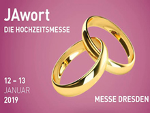 Logo von der Hochzeitsmesse Ja Wort in Dresden